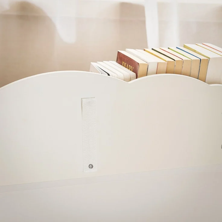 SoBuy KMB100-K-W Kinderregal, MDF, Melamin, Weiß, 61 x 71 x 35 cm – Bild 9