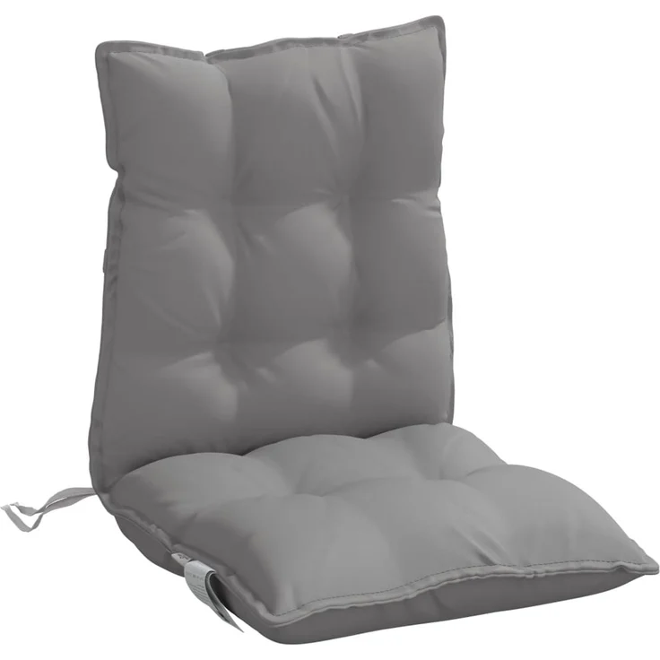 vidaXL Niedriglehner-Auflagen 4 Stk. Grau Oxford-Gewebe 377675 – Bild 5
