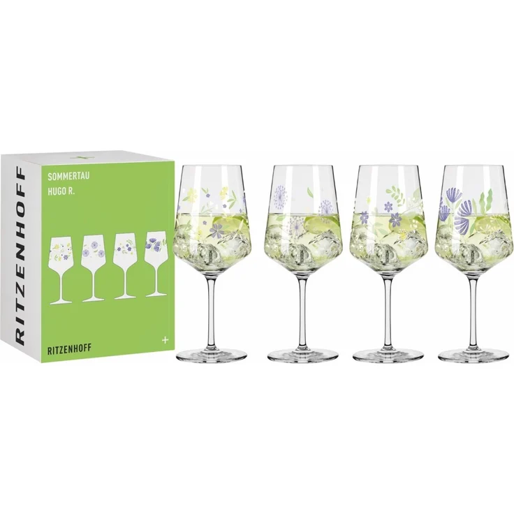 Ritzenhoff 6041007 Aperitifglas 4er-Set F25 SOMMERTAU Hugo 2025 – Bild 6