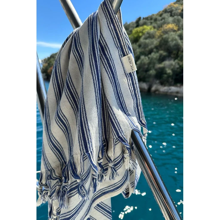Mijolnir 'Helen - Navy Blue' Fouta (Strandtuch), Marineblau, 90 x 160 cm – Bild 2