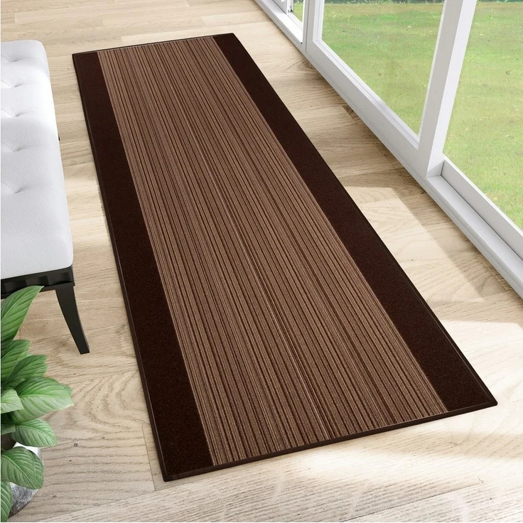 Tapiso Läufer Anti Rutsch, rechteckig, Höhe: 6 mm, Rutschfest Brücke Flur Küche Wohnzimmer Korridor Meterware – Bild 5