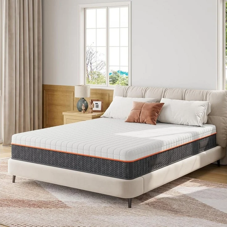 Kaltschaummatratze Ergonomischer 7-Zonen Matratze Mittelfest, Vesgantti, 26 cm hoch, 90x200 cm – Bild 1