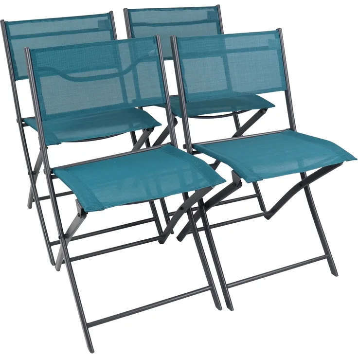 VCM Gartenstuhl Sumila 920265 Türkis H. 79 x B. 45 x T. 46 cm