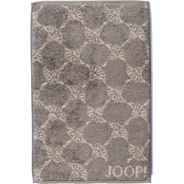 JOOP! Gästetuch Classic Frottierkollektion, 3er Pack - Walkfrottier Braun Cornflower 30x50cm – Bild 2
