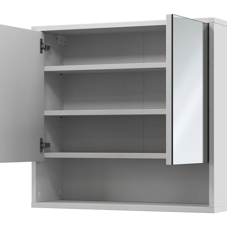Badspiegelschrank Eliza Weiß 70 x 65 cm mit 2 Türen Vicco – Bild 6