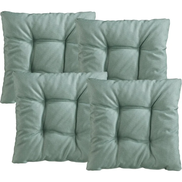 XDREAM Stuhlkissen Sitzkissen Set (2er & 4er) für Stühle und Bänke, robuste Polsterauflage für indoor und outdoor, 38x38x6 cm – Bild 1