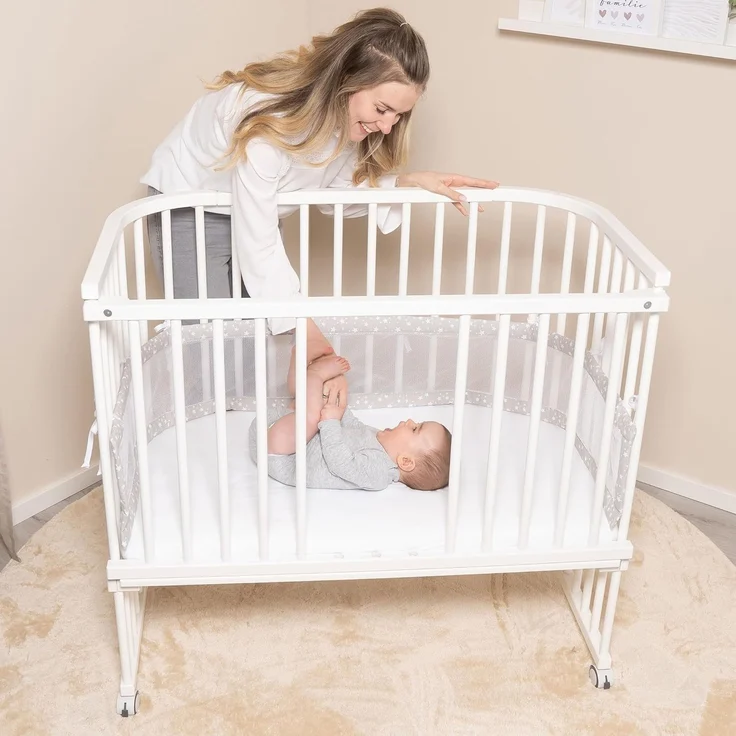 babybay Verschlussgitter für Kinderbettnutzung passend für Modell Boxspring XXL, beige lackiert – Bild 3