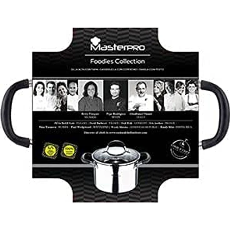 Dauerkochtopf Masterpro BGMP-1505-BK Edelstahl 4 L 10 L – Bild 9