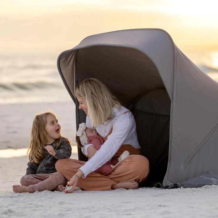 Ingenuity Dream Retreat 3-in-1 Tragbarer Stubenwagen und Spielplatz, einfache 3-stufige Faltung, inklusive Lichtblockierschirm für drinnen und draußen, UPF 50+, Matratze und Bettlaken, 0-36 Monate – Bild 21