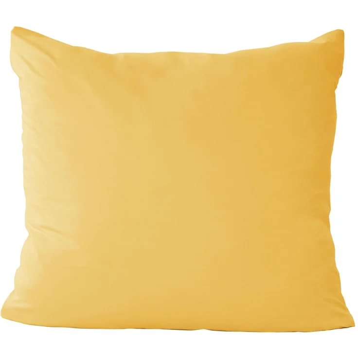 Hahn Kissenbezug Jersey senf BL 80x80 cm gelb – Bild 1
