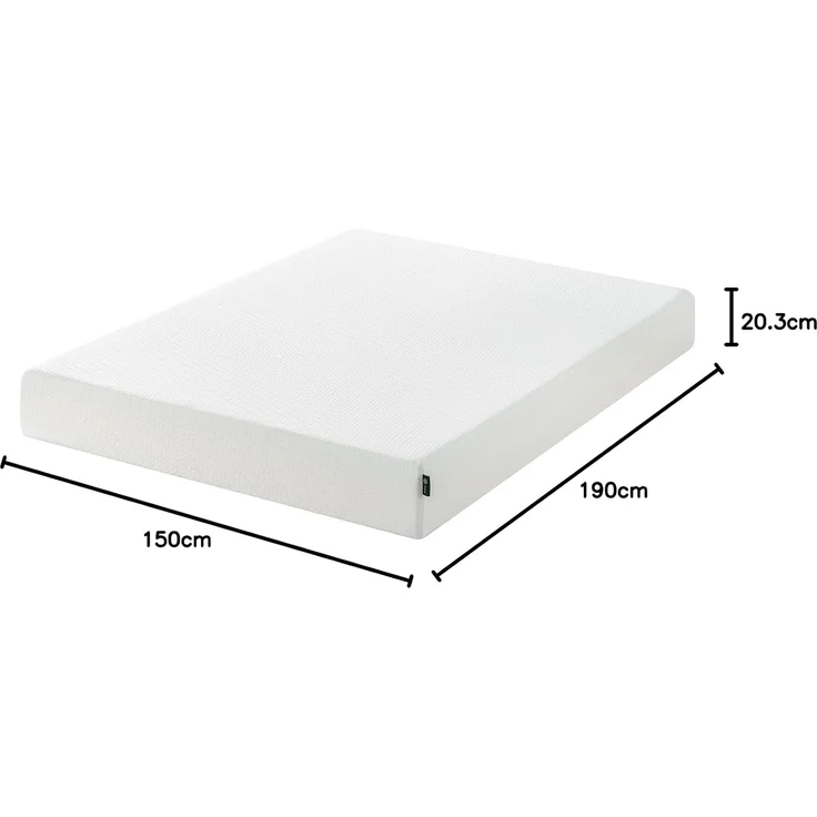 Zinus Essential Memory-Schaum-Matratze mit grünem Tee, anpassbar, 7 Zonen, 150x190 cm, Höhe 20 cm, günstig, Öko-Tex – Bild 12