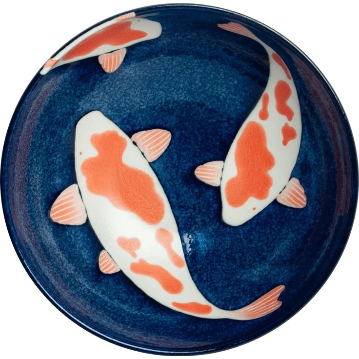WestCraft Suppenschale Koi-Bowls ASIATICA, Ramen Bowl Schalen aus Porzellan, versch. Größen, Porzellan, Hochwertig, asiatische Reis-, Nudel-, Tapas-, Udon-, Müsli-Schüssel – Bild 2