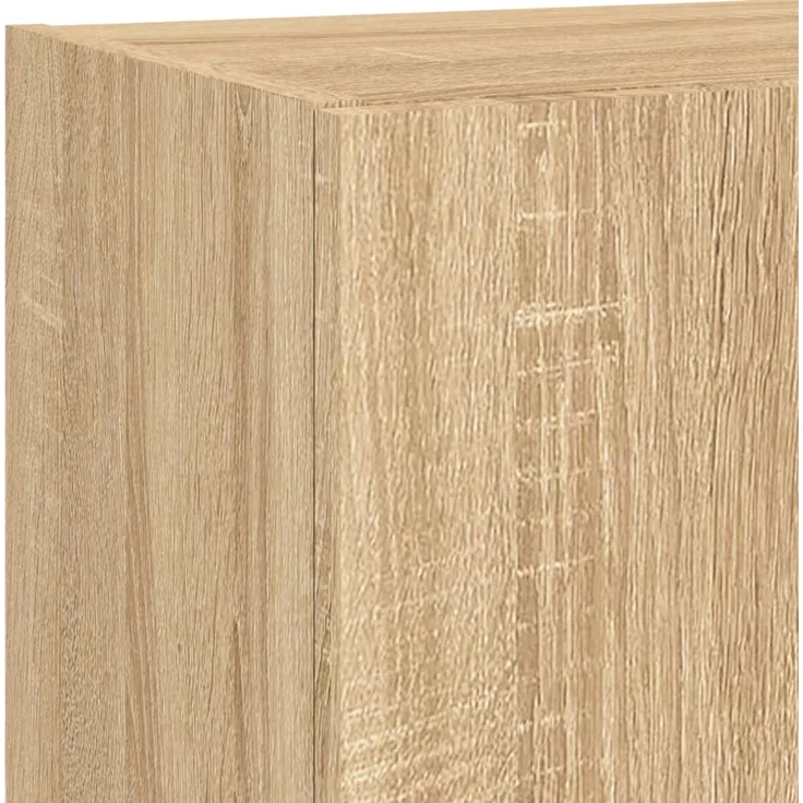 vidaXL 5-tlg. Wohnwand mit LED-Beleuchtung Sonoma-Eiche Holzwerkstoff 3216692 – Bild 11