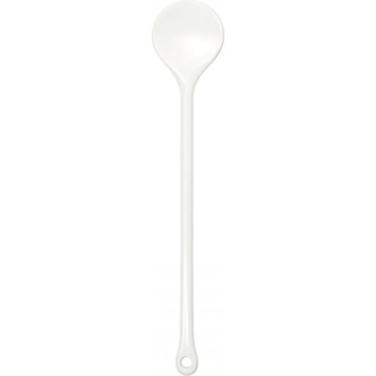 WACA 0221 710 Rührlöffel / Rundlöffel / Kochlöffel, PBT, 31 cm, weiß