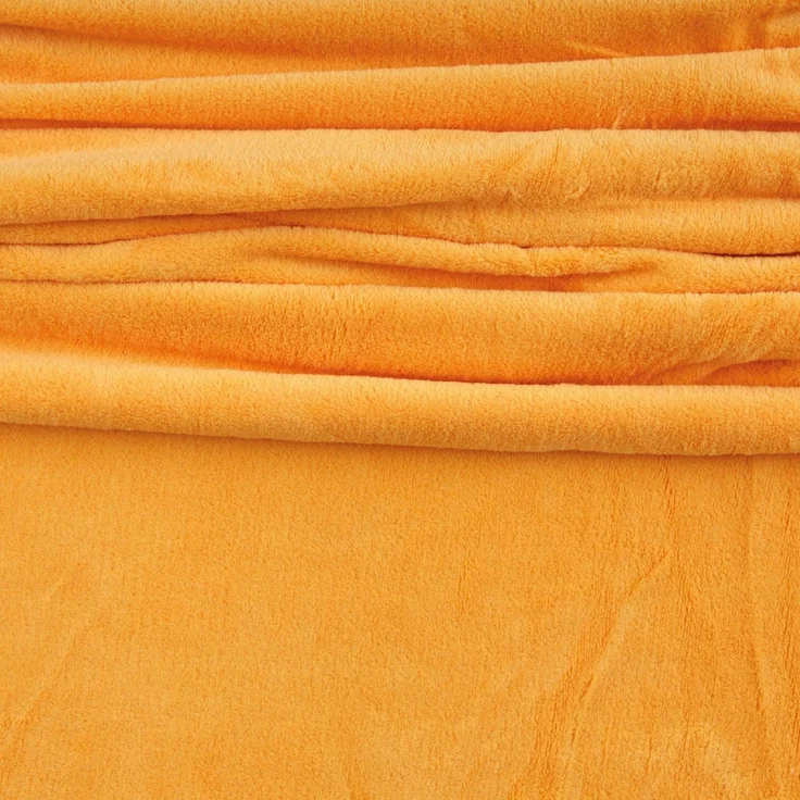 Babydecke Mikrofaser Bestcount 60x80 cm maisgelb - hellorange – Bild 5