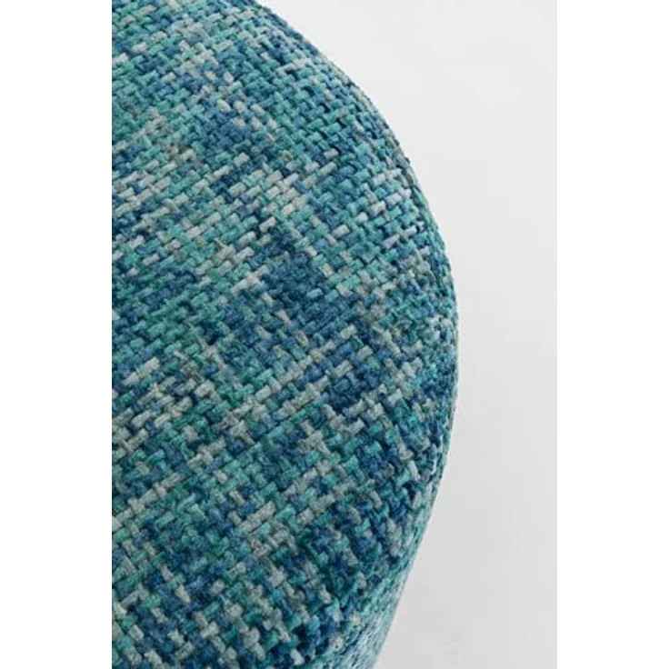 Kare Design Hocker Berry High, Silber/Hellblau, Ø39cm, Sitzhocker, Rund, Minimalistich, Pflegeleicht, Flur – Bild 4