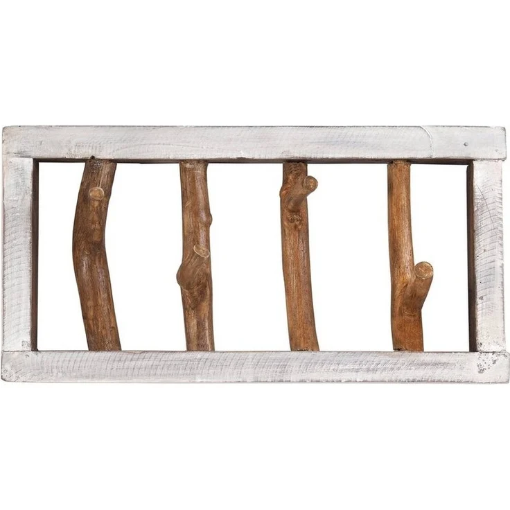 DESIGN DELIGHTS Wandgarderobe GARDEROBENLEISTE LIMB, 45x23cm(BxH) Treibholz Wandgarderobe mit Ästen – Bild 3