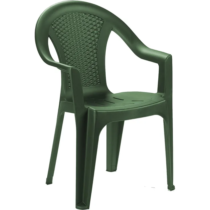 Gartenstuhl Bistrostuhl Stapelstuhl in Rattan-Optik