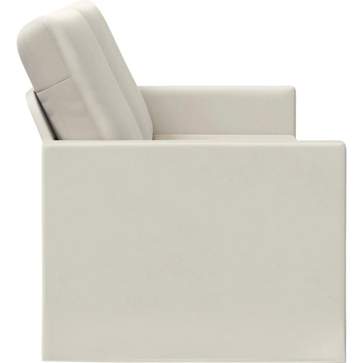 vidaXL 3-Sitzer Sofa Creme 220 x 81 x 82 cm Samt (V) 42041161 – Bild 3