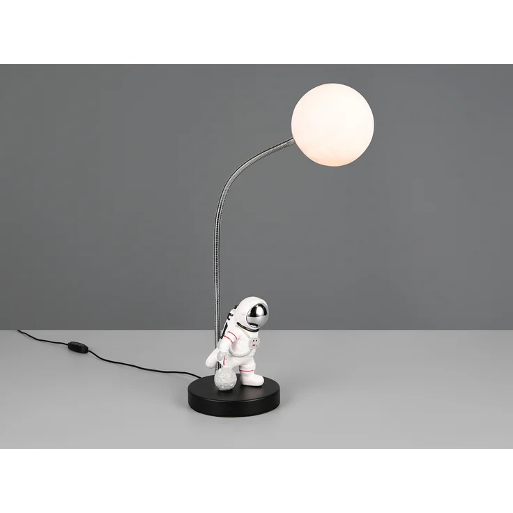 Ausgefallene Tischlampe ARM LED dimmbar, Deko Lampe USB betrieben, Höhe 44cm – Bild 1