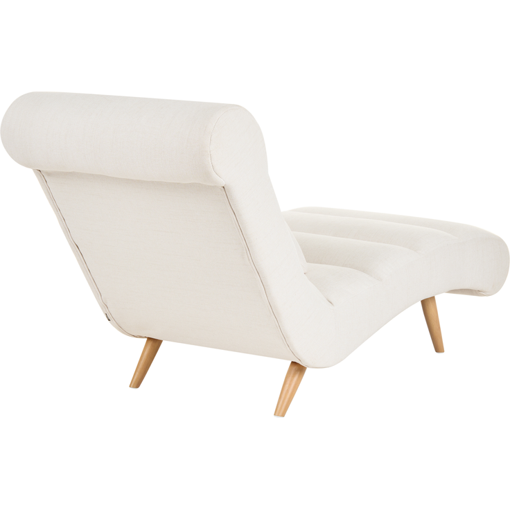 Chaiselongue RIVES Stoff Cremeweiß – Bild 5