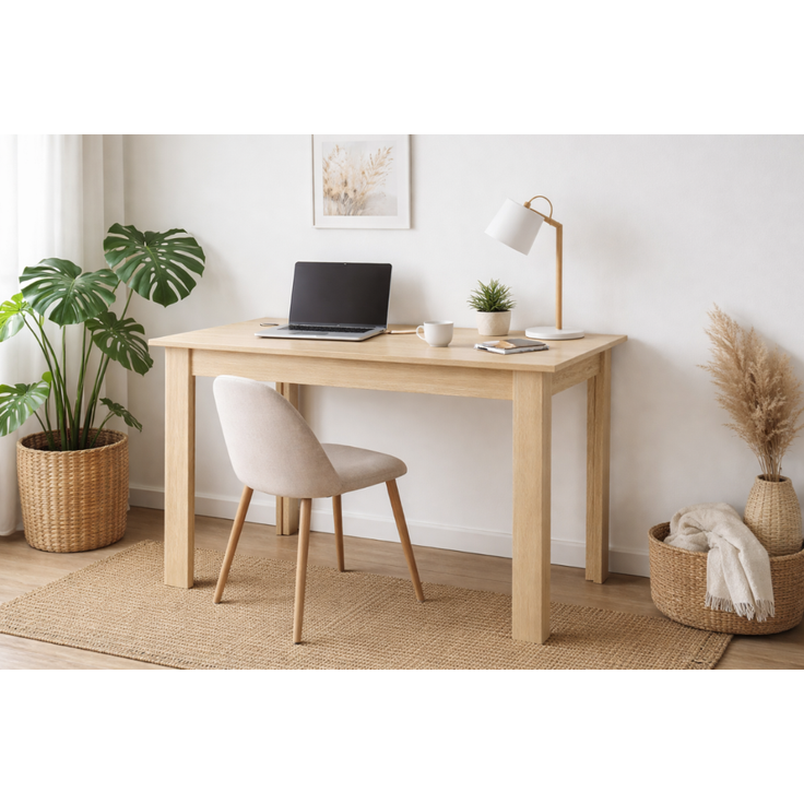 Valora MWW Rechteckiger Esstisch 120x80 für Küche & Wohnzimmer – Bild 2