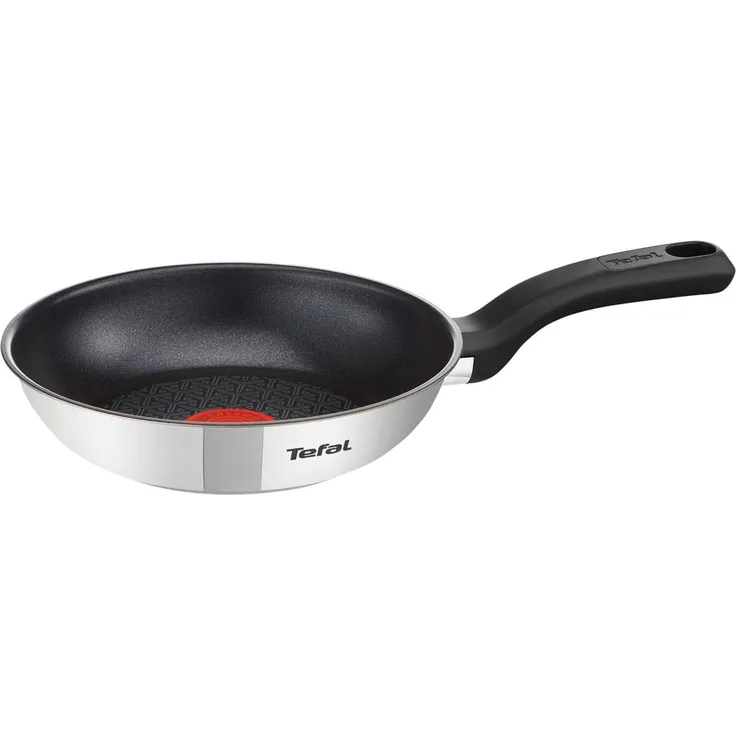Tefal Comfort Max Bratpfanne 20 cm, hochwertiger Edelstahl, Thermo-Spot, Antihaftbeschichtung, Induktion G7260244