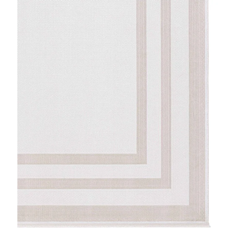 Arven Creme Teppich 80 x 150 cm Acryl Beige 88780645 [en. casa] – Bild 2