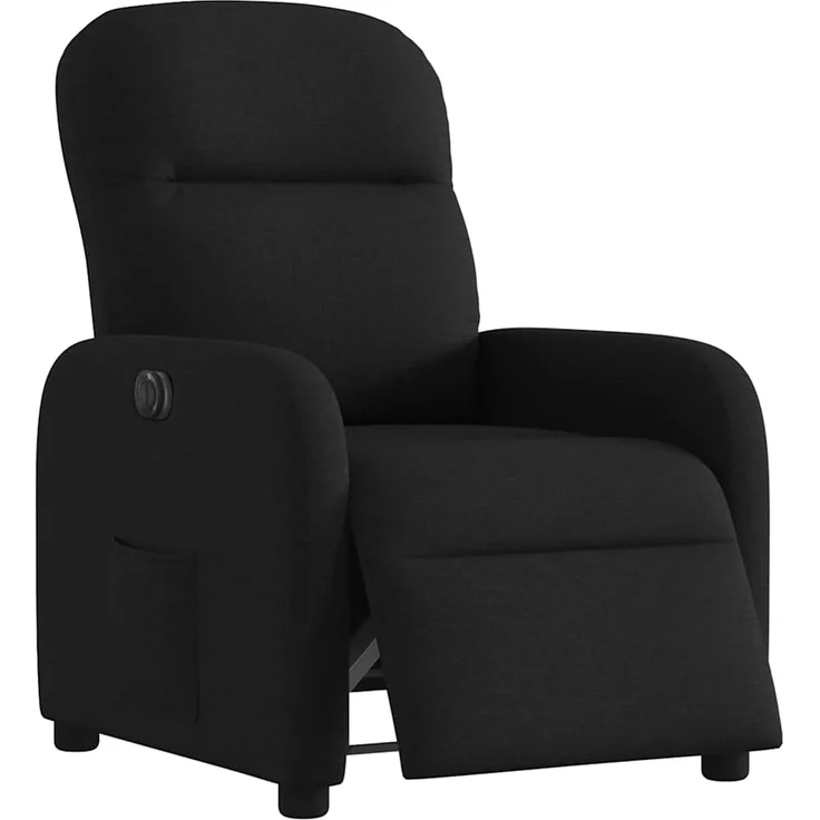 vidaXL Relaxsessel Elektrisch Schwarz Stoff 3302954 – Bild 2
