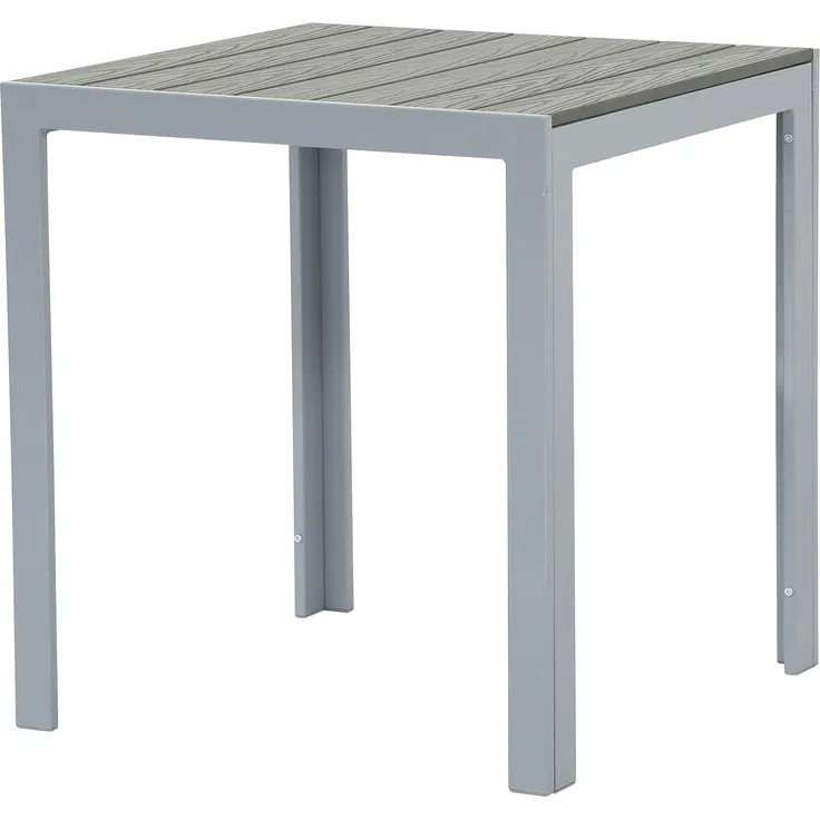 FIRE SOUL Nonwood Alu-Gartentisch Gartenmöbel anthrazit/grau 70x70 cm