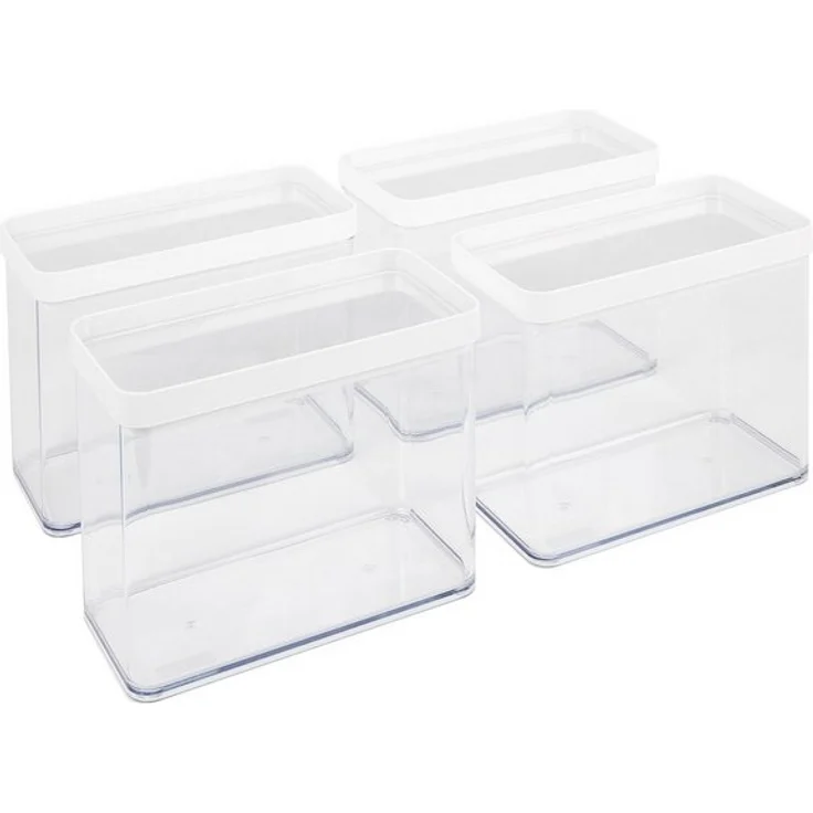 ROTHO Vorratsdose, Kunststoff, (Vorratsdosenset, 4er-Set) – Bild 4