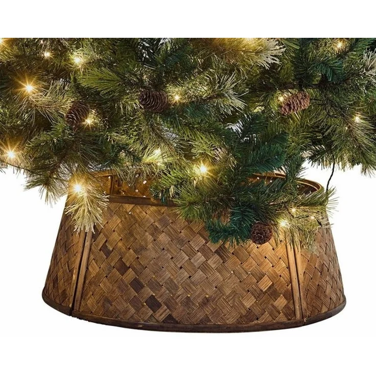 Mirabeau Künstlicher Weihnachtsbaum Weihnachtsbaum-Umrandung Eden braun – Bild 4