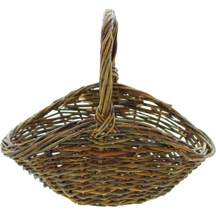 Bügelkorb Natur, klein Korb Erntekorb Einkaufskorb Tragekorb Korb Pilzkorb – Bild 3