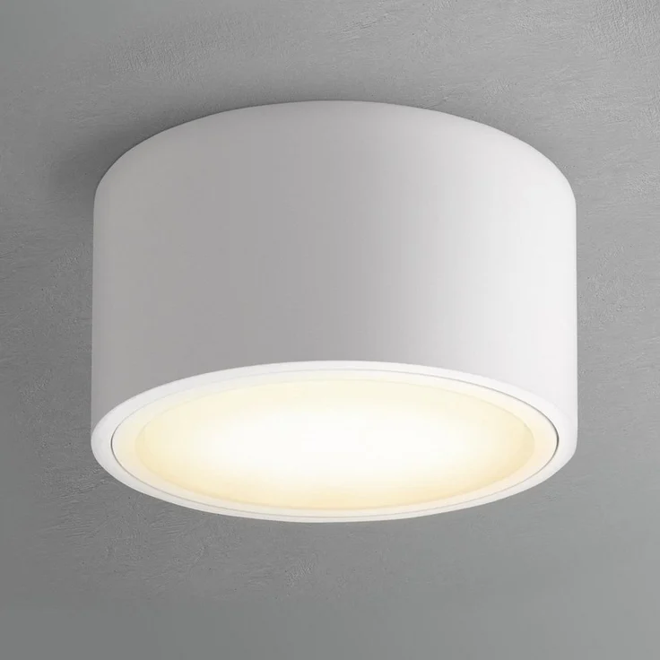 SSC-LUXon LED Aufbaustrahler Flacher LED Aufbaustrahler CELI-X in rund & matt weiss mit 5W, Warmweiß – Bild 3