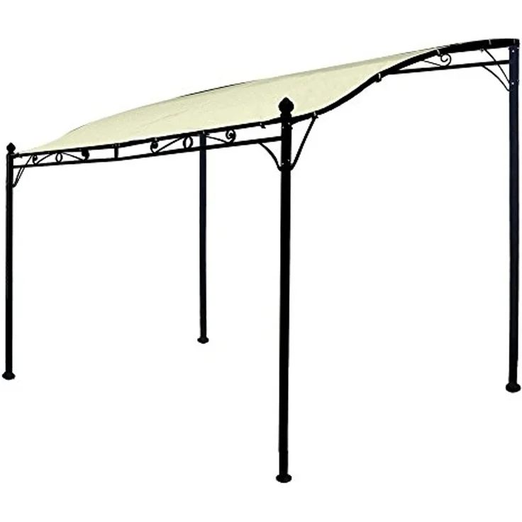 Frg Anbau-Pavillon 'MANTOVA', Stahl/Polyester Ecru, 3 x 2,5 m – Bild 1