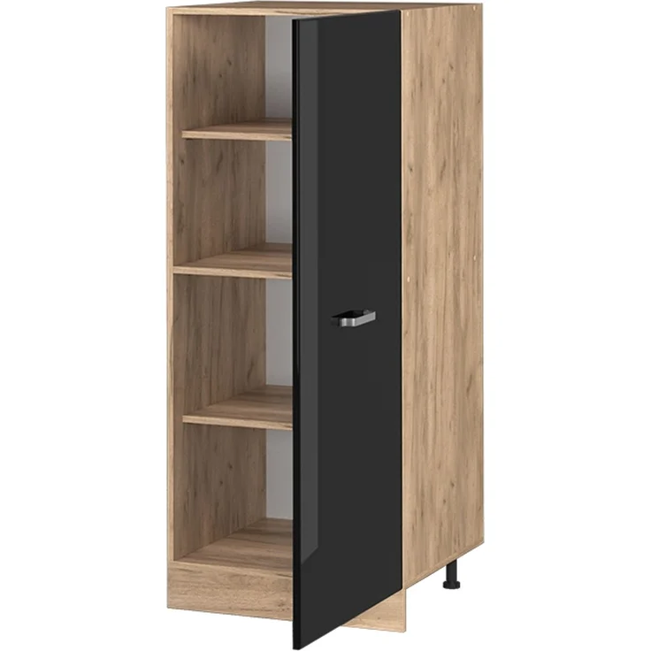 Hochschrank R-Line Schwarz Hochglanz 60 cm Vicco – Bild 4