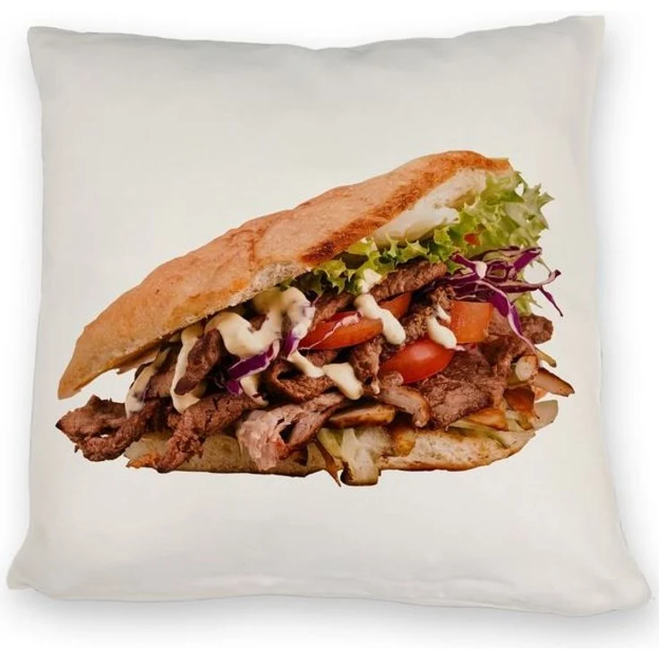 speecheese Dekokissen Fast Food Döner Kebab Kissen – Bild 2