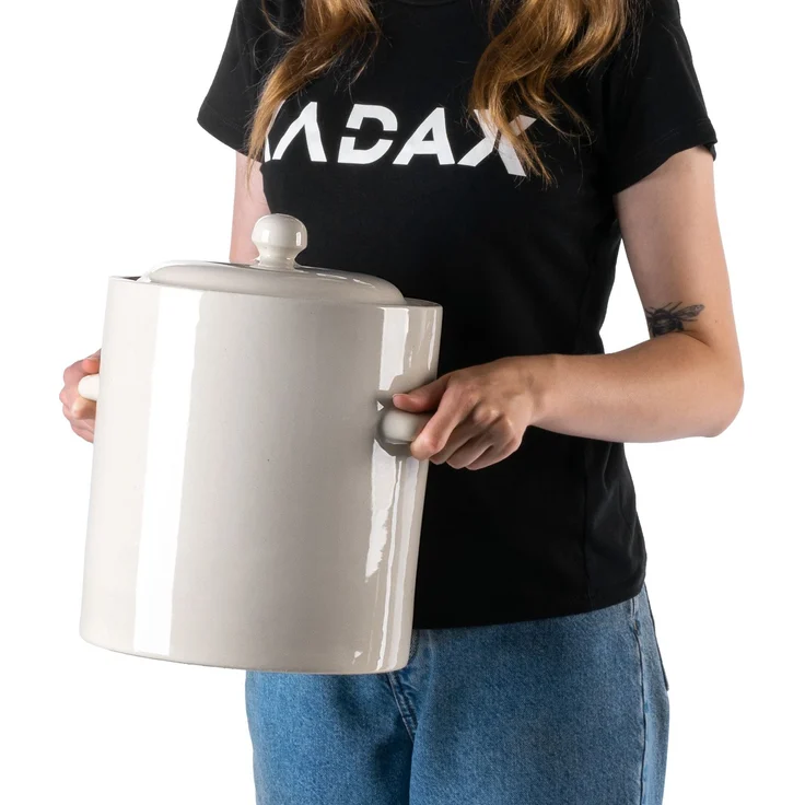 KADAX Fassbeiztopf mit Kragen 5L – Bild 3