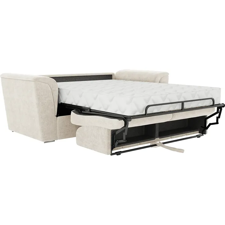 Vente-unique - RIZORA Sofa Stoff Beige - B 223 cm96 cm x H 95 cm x L 210 cm – Bild 5