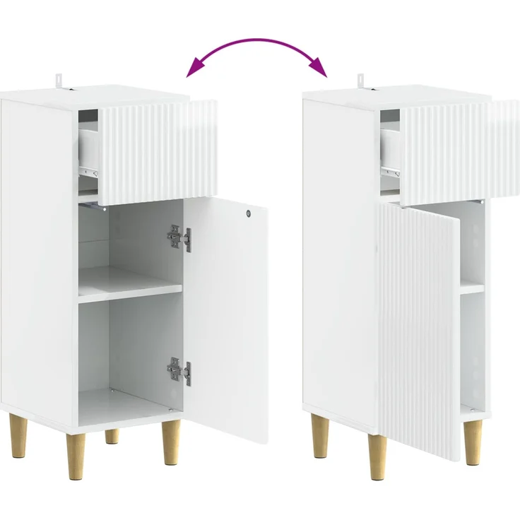 vidaXL 3-teiliges Badezimmer-Schranksystem ARNHEM 3 stk. 3418012 – Bild 7