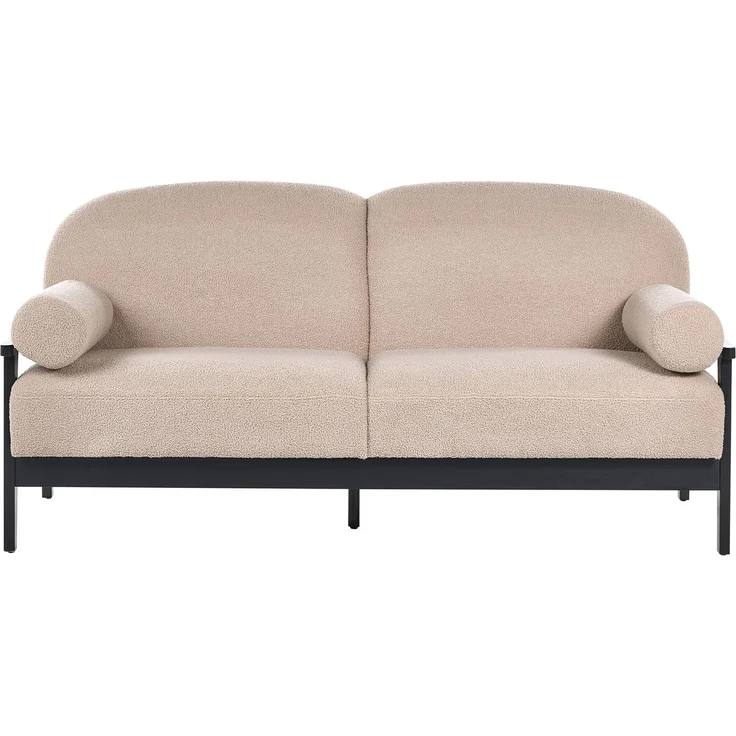 Sofa 3-Sitzer PILARNE Bouclé Beige – Bild 4