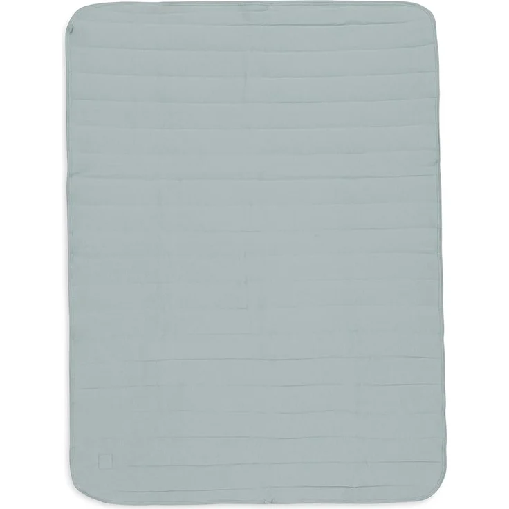 Jollein Babydecke 75 x 100 cm - Samt Ripp - Sea Gr – Bild 2