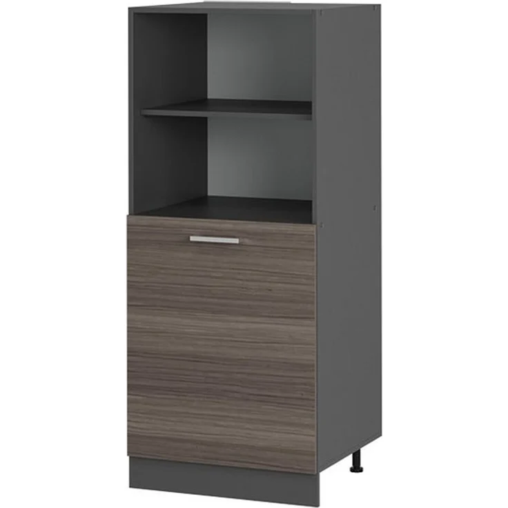 Herdumbauschrank R-Line Edelgrau 60 cm Vicco – Bild 1