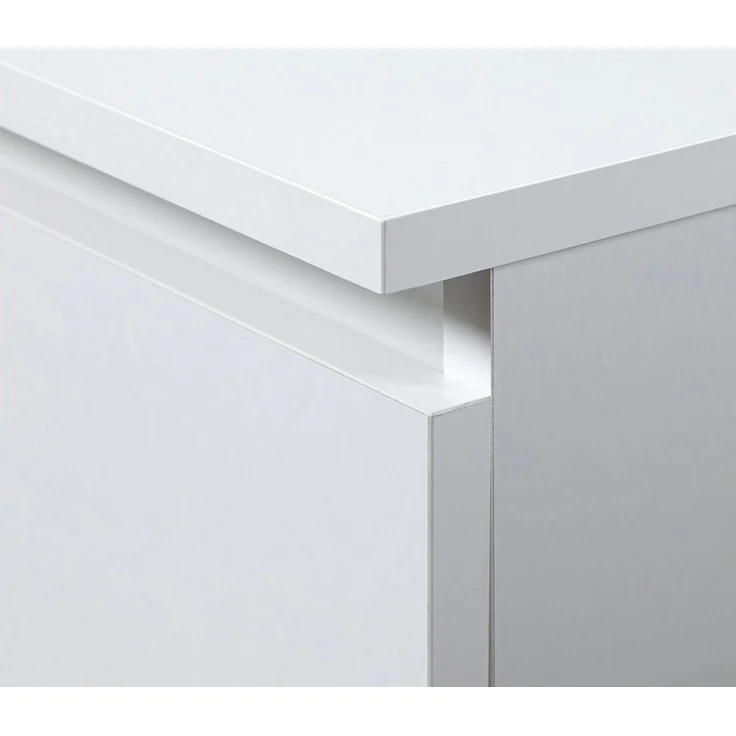 Raumhirsch Furniture Schreibtisch mit Tastaturauszug - zwei Tischvarianten - 90 cm breit, mit 3 Schubkästen - Kasten rechte Variante – Bild 4