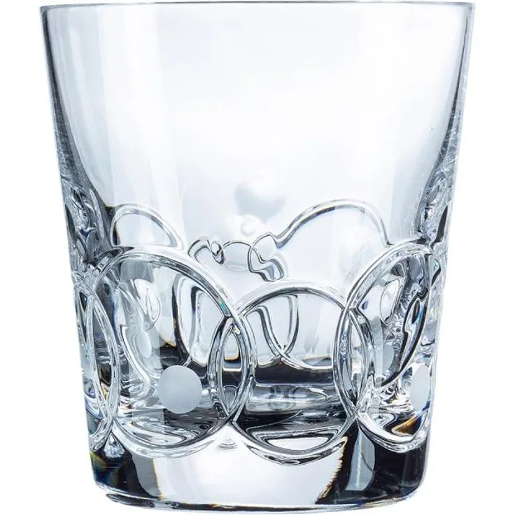 Becher Kristall Circle clear (9,5 cm)