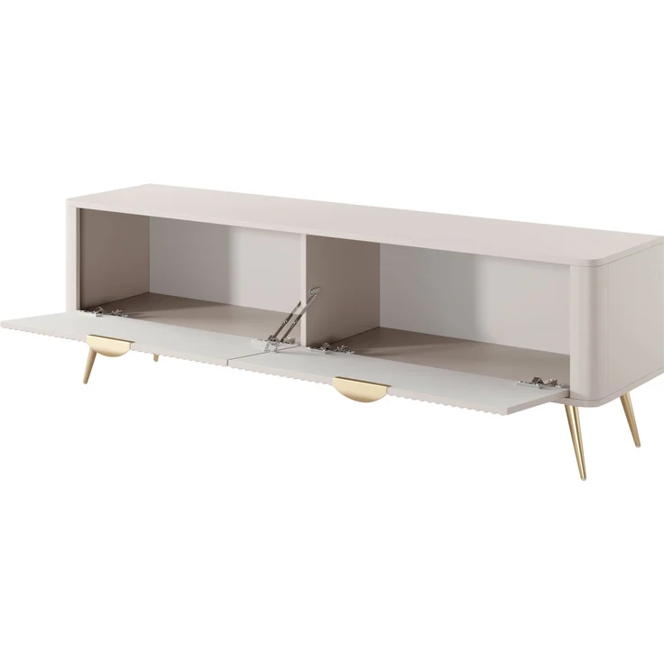 Wohnzimmer-Set Literpo III (Farbe: Weiß) – Bild 4