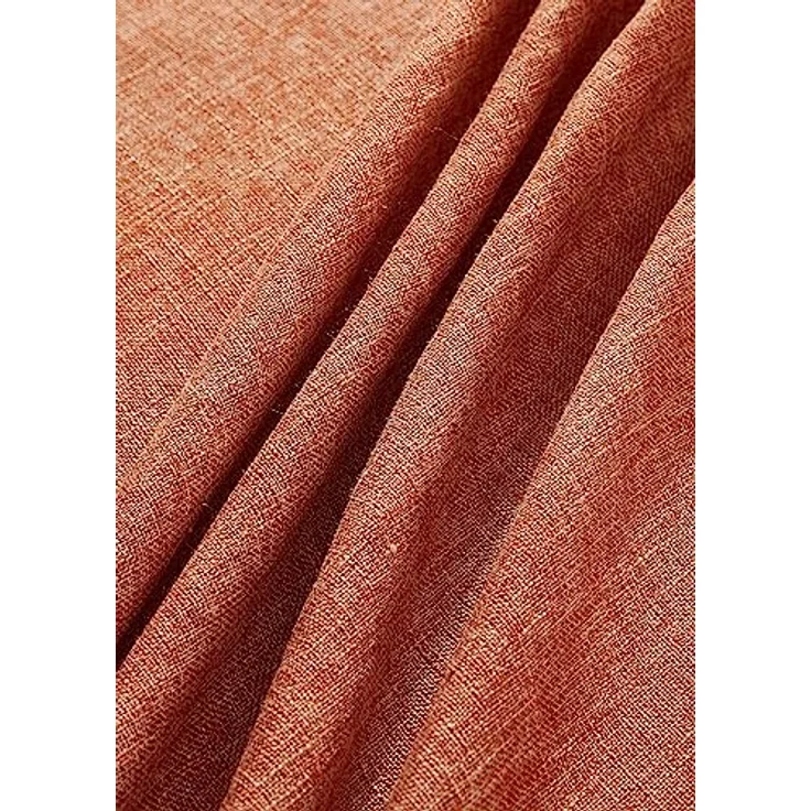 Laura Ashley Harper Luxuriöse Glatte Stoff-Tischdecke für formelle oder legere Abendessen, Urlaub, Bankett, Hochzeit oder Party, 152,4 x 365,8 cm, Spice – Bild 3