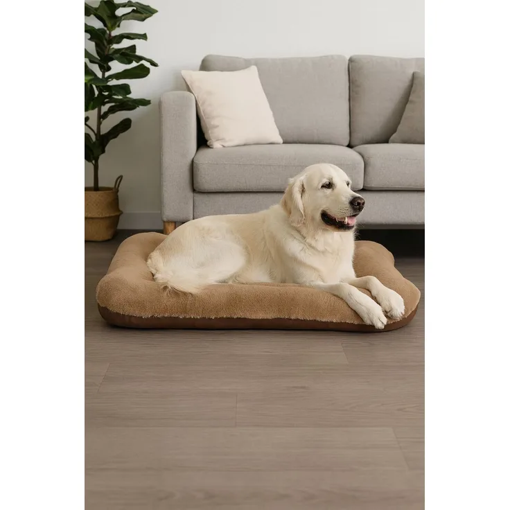 Paws & Whiskers 'Sally Dog XL - Brown' Haustierbett, Braun, 110 x 85 x 12 cm