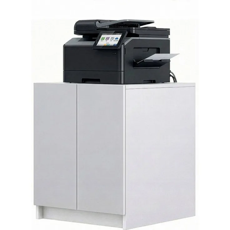 InnoFurn Aktenschrank Elona Druckerkommode (Druckerkommode, Extra Tief für Drucker) Druckerschrank Soft-Close & Push-to-Open, Made in Germany