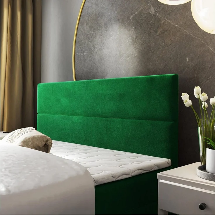 Masseno Boxbett SANTA 160x200 cm mit Bonell Matratze und Topper – Bild 3